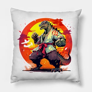 karate dino Pillow