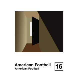 American Football / Minimalist Graphic Poster Art Design T-Shirt