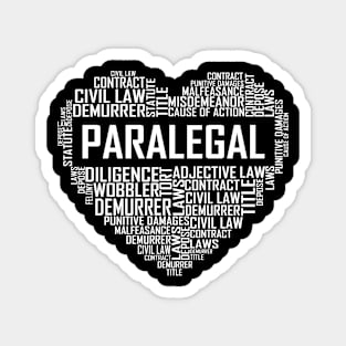 Paralegal Heart Magnet