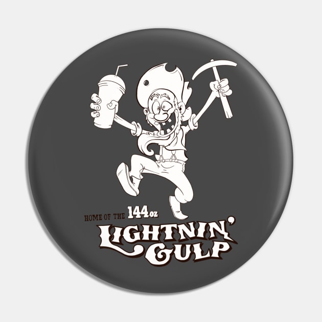 Lightning Gulp Pin by TeapotGhost