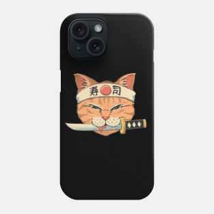 Neko Sushi Catana Phone Case