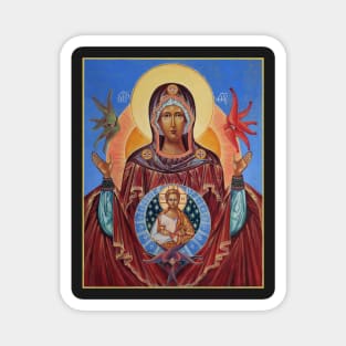 'Our Lady of the Sign' (Znamenie) Orthodox icon Magnet