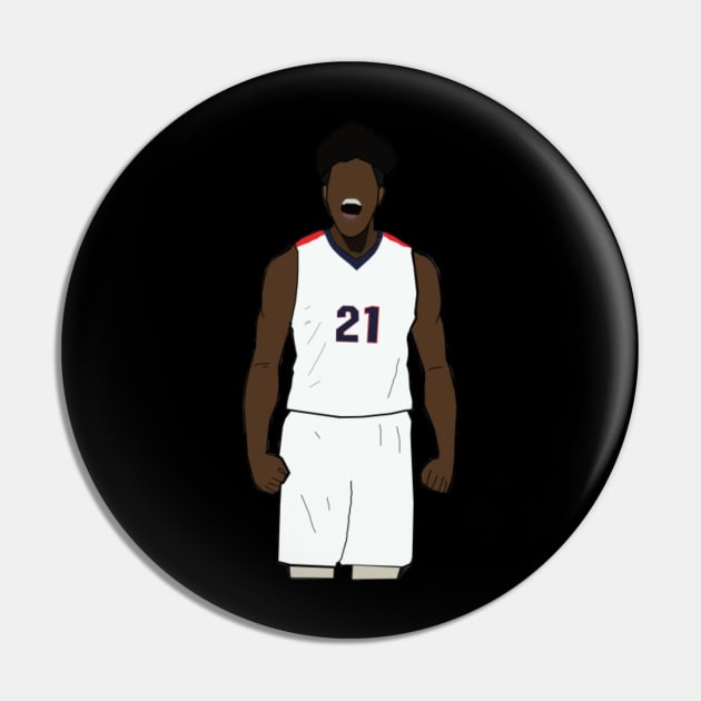 Rui Hachimura - Gonzaga Bulldogs Pin by IveyEricssonArt