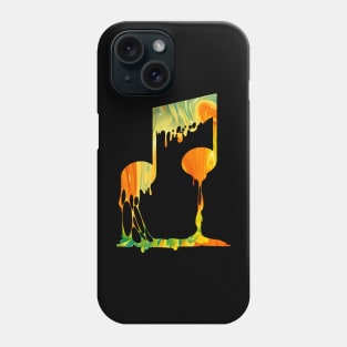 melting music note Phone Case