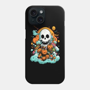 Halloween Tropical Skull Phone Case