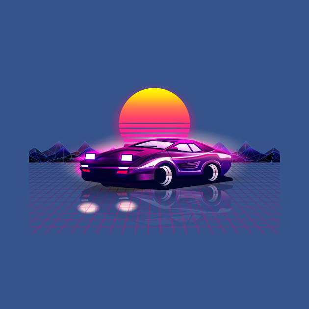 Discover Vaporwave Car - Vaporwave Aesthetic - T-Shirt