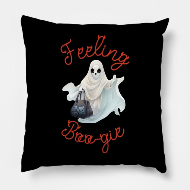 Feeling Boo-gie Pillow by A Magical Mess