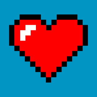 Pixel Heart (Large) T-Shirt