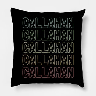 Callahan Name Pattern Pillow