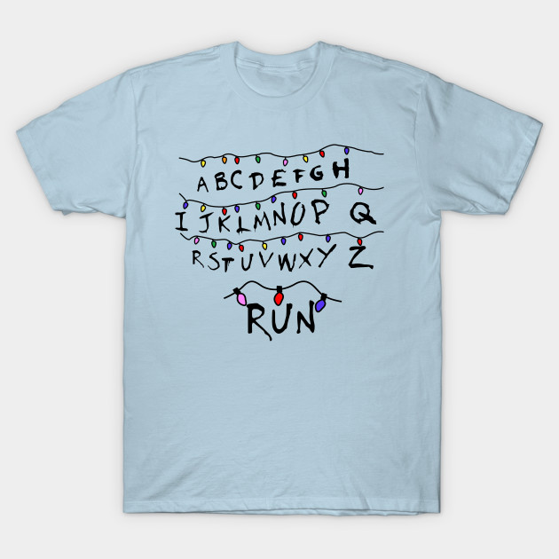 Stranger Things Christmas Lights Run Stranger Things T Shirt