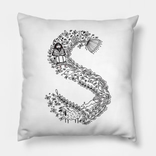 Letter S (Buu&Luu Alphabet) Pillow