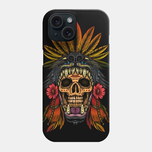 Aztec Warrior Phone Case by adamzworld