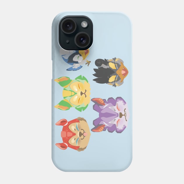 Mega Man Animal Sidekicks Phone Case by JoyfulConstruct