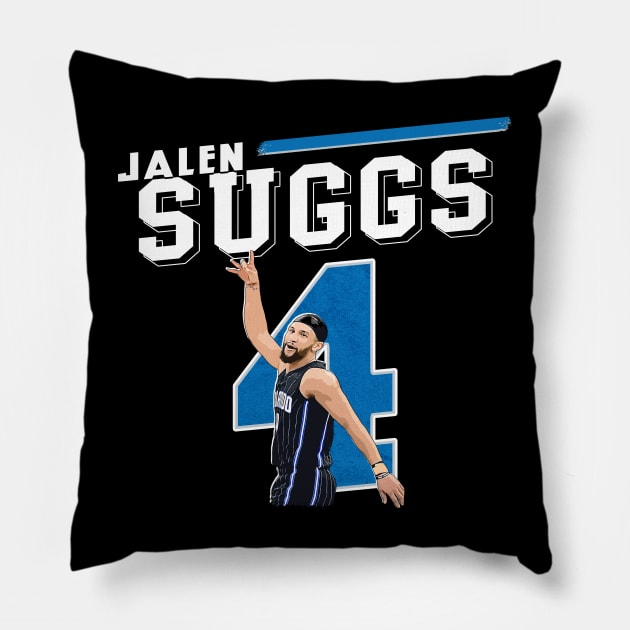 Jalen Suggs Pillow by WYATB Art