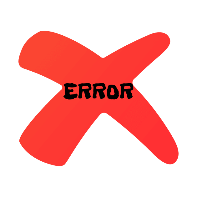 Error - Red by MKB - Designer