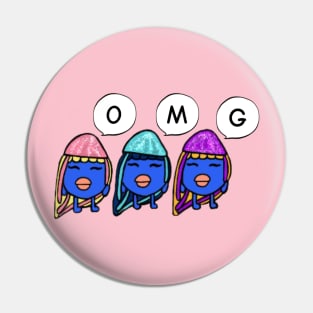 The Jellyfish Sisters Pin