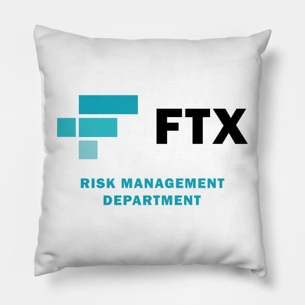 FTX Risk Management Department Pillow by S-Log