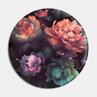 Whimsical Floral Garden Pin