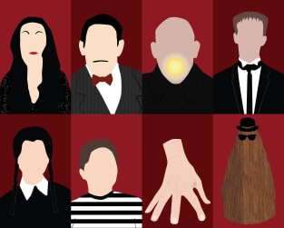 Addams Family Magnet