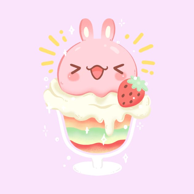 Rabbit Parfait by BiillustrationID