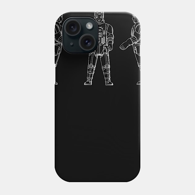 Space Suit Vintage Patent Drawing Phone Case by TheYoungDesigns