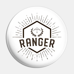 Ranger Player Class - Rangers Dungeons Crawler and Dragons Slayer Tabletop RPG Addict Pin