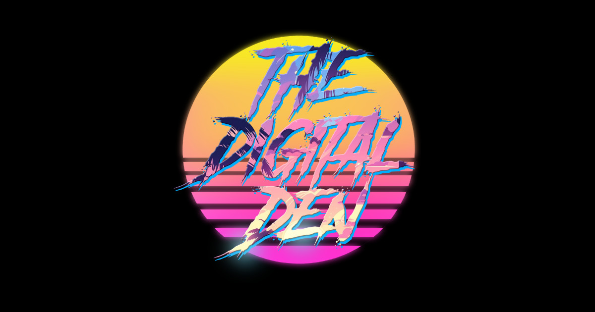 The Digital Den Logo - Logos - Sticker | TeePublic