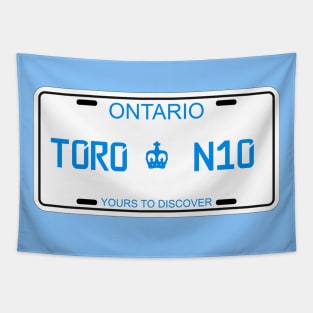 Toronto car license plate Tapestry