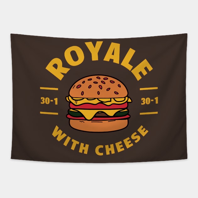 Royale With Cheese Tapestry by Moulezitouna