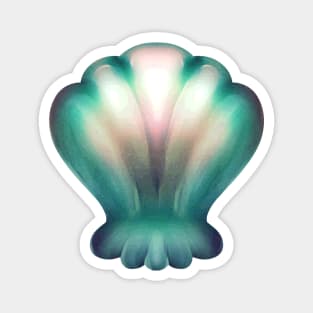 Mermaid Clamshell Magnet