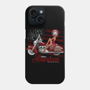 Legendary Native American Motorcycle by MotorManiac Phone Case