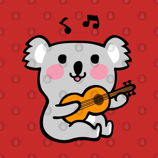 Koala playing guitar by icepop