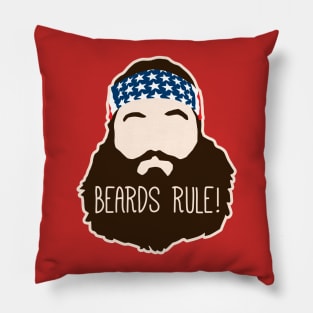 Beards Rule Pillow