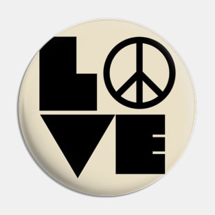 Show your LOVE of peace Pin