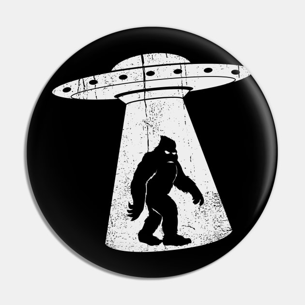 Big Foot and The UFO Pin by nickbeta