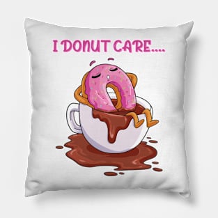 I Donut Care Pillow