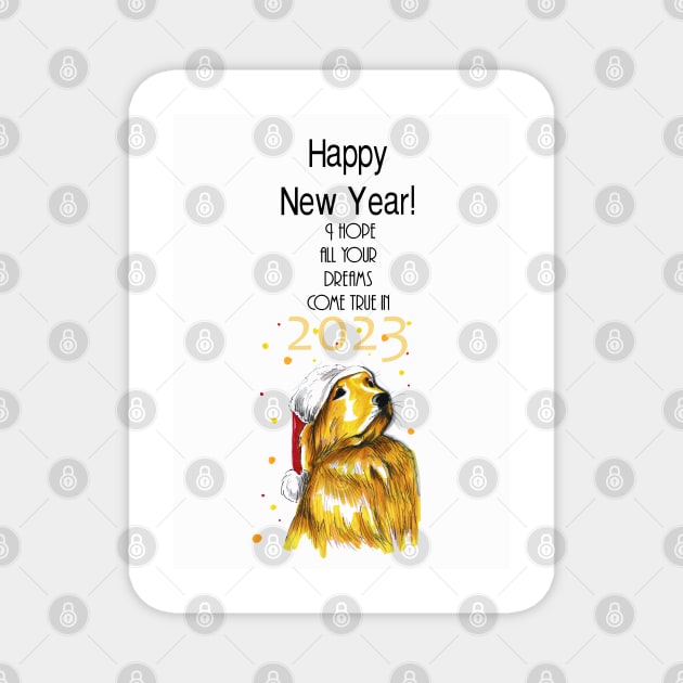 Happy New Year! Magnet by Svetlana Pelin