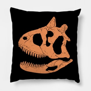 Carnotaurus fossil skull Pillow