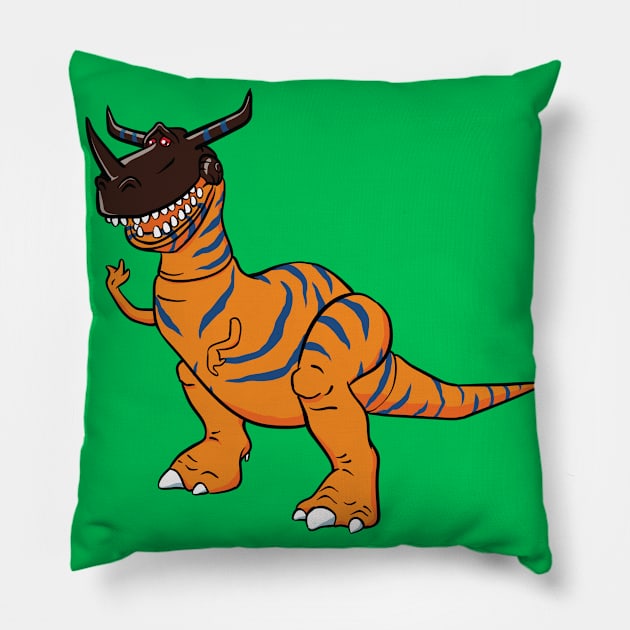 Rexmon Pillow by cabelomaluco