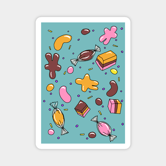 Yummy Sweets Magnet by Jaana Day