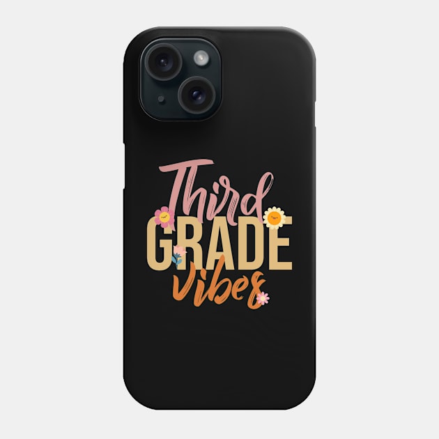 Third Grade Vibes - A Hilarious Homage to Learning Phone Case by Rishirt