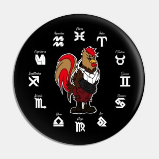 Year of the Rooster Chinese Zodiac Animal Pin