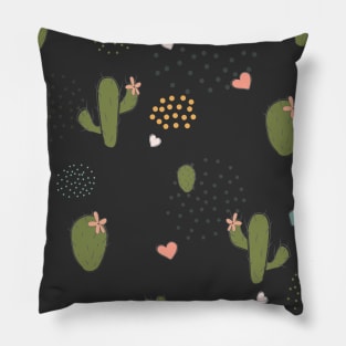 Cactus Pattern Pillow