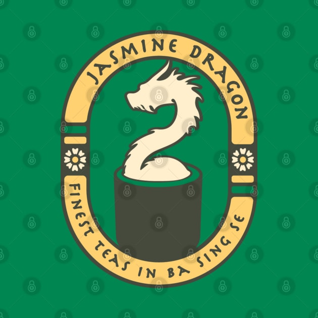 Jasmine Dragon - Rounded Logo by MortalMerch