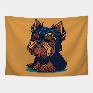 Yorkshire Terrier Portrait Tapestry