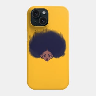 Afro Melanin Girl Black Pride Gift Phone Case