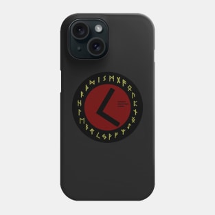 Red Kenaz Futhark Rune Symbol Phone Case