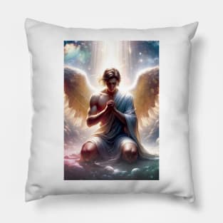 Heavenly Angel Seduction: Divine Grace Sensual Elegance 08 Pillow