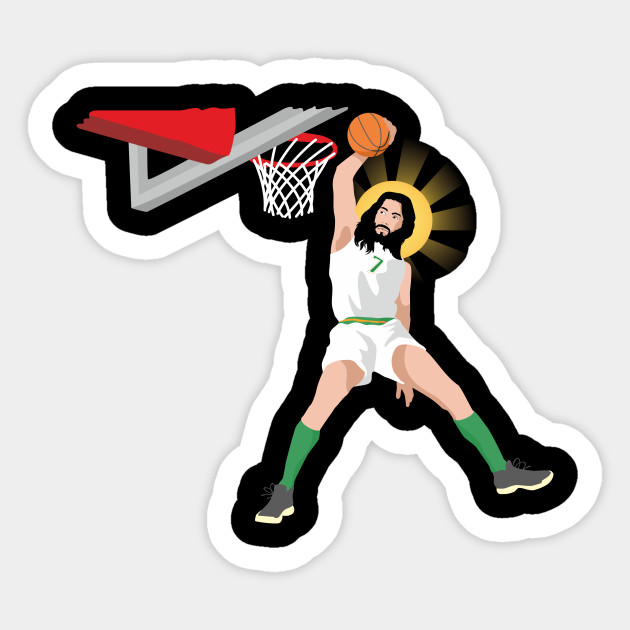 Funny Jesus Christ Christian Basketball Slam Dunk Religious Humor