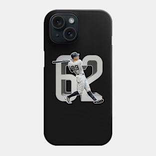 Aaron Judge Home Run Champ 62 Yankees Phone Case